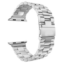 Microsonic Apple Watch Series 2 42 mm Gümüş Metal Stainless Steel Kordon