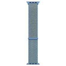 Microsonic Apple Watch Series 2 42 mm Mavi Hasırlı Woven Sport Loop Tahoe Kordon