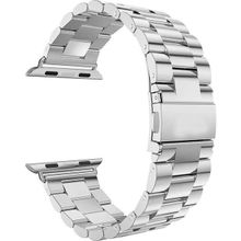 Microsonic Apple Watch Series 3 38 mm Metal Stainless Steel Gümüş Kordon