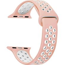 Microsonic Apple Watch Series 3 42 mm Rainbow Sport Band Pudra Pembesi Kordon