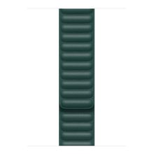 Microsonic Apple Watch Series 4 Uyumlu 44 mm Leather Link Band Koyu Yeşil Kordon