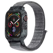 Microsonic Apple Watch Series 5 40 mm Camouflage Armor Pro Gri Kordon