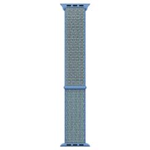 Microsonic Apple Watch Series 5 40 mm Hasırlı Woven Sport Loop Tahoe Blue Kordon