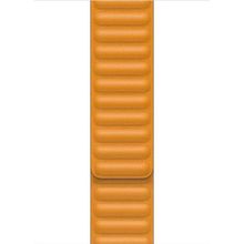 Microsonic Apple Watch Series 5 40 mm Turuncu Leather Link Band Kordon