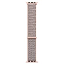 Microsonic Apple Watch Series 5 40 mm Woven Sport Loop Pink Sand Hasırlı Kordon