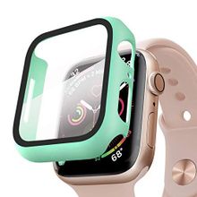 Microsonic Apple Watch Series 5 44 mm Matte Premium Slim Watch Band Mint Yeşili Akıllı Saat Aksesuarı