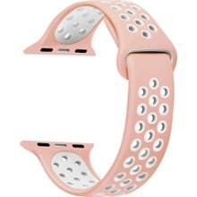 Microsonic Apple Watch Series 5 44 mm Rainbow Sport Band Pudra Pembesi Kordon