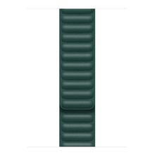Microsonic Apple Watch Series 5 Uyumlu 44 mm Leather Link Band Koyu Yeşil Kordon