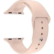 Microsonic Apple Watch Series 6 40 mm Rose Gold Silikon Kordon