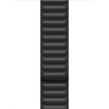 Microsonic Apple Watch Series 6 40 mm Siyah Leather Link Band Kordon
