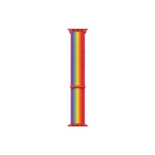 Microsonic Apple Watch Series 6 40 mm Woven Sport Loop Pride Edition Hasırlı Kordon