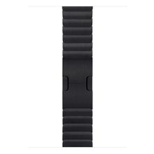 Microsonic Apple Watch Series 6 44 mm Link Bracelet Band Siyah Kordon