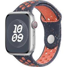 Microsonic Apple Watch Series 7 41 mm Flame Sport Band Lacivert Kordon
