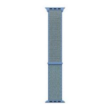 Microsonic Apple Watch Series 7 41 mm Woven Sport Loop Mavi Hasırlı Kordon