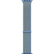 Microsonic Apple Watch Series 7 45 mm Mavi Woven Sport Loop Hasırlı Kordon