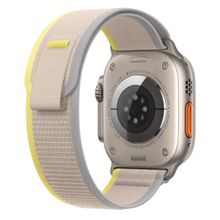 Microsonic Apple Watch Series 7 45mm Trail Loop Bej Kordon