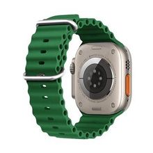 Microsonic Apple Watch Series 7 Ocean Band Yeşil 41 mm Kordon