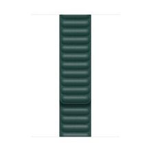 Microsonic Apple Watch Series 8 41 mm Koyu Yeşil Leather Link Band Kordon