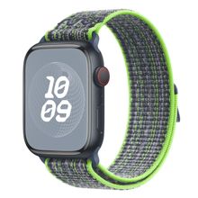 Microsonic Apple Watch Series 8 41 mm Terra Sport Loop Yeşil Kordon