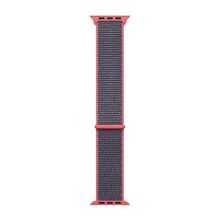 Microsonic Apple Watch Series 8 45 mm Hasırlı Woven Sport Loop Koyu Pembe Kordon