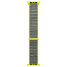Microsonic Apple Watch Series 8 45 mm Hasırlı Woven Sport Loop Koyu Yeşil Kordon