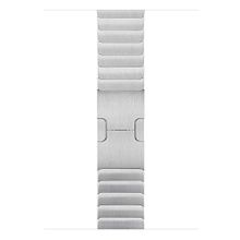 Microsonic Apple Watch Series 8 45 mm için Link Bileklik Kayış Gümüş Kordon