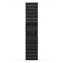Microsonic Apple Watch Series 8 45 mm için Link Bileklik Kayış Siyah Kordon