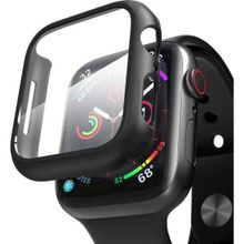 Microsonic Apple Watch Series 8 45 mm Matte Premium Slim Watch Band Siyah Kılıf