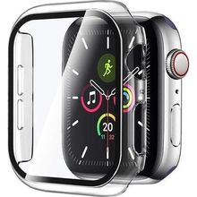 Microsonic Apple Watch Series 8 45 mm Şeffaf Clear Premium Slim Watch Band Kılıf