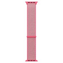 Microsonic Apple Watch Series 8 Hasırlı Woven Sport Loop Pembe 41 mm Kordon