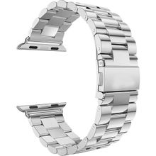 Microsonic Apple Watch Series 8 Metal Stainless Steel Gümüş 41 mm Kordon