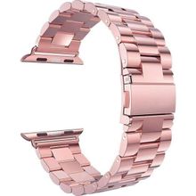 Microsonic Apple Watch Series 8 Metal Stainless Steel Rose Gold 41 mm Kordon