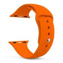 Microsonic Apple Watch Series 8 Silikon Turuncu 41 mm Kordon