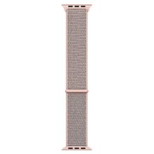 Microsonic Apple Watch Series 9 41 mm Hasırlı Rose Gold Woven Sport Loop Kordon