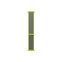 Microsonic Apple Watch Series 9 45 mm Hasırlı Woven Sport Loop Koyu Yeşil Kordon