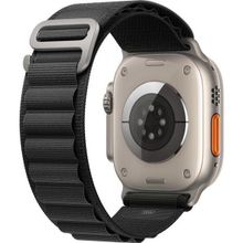 Microsonic Apple Watch Series 9 45 mm Siyah Alpine Loop Kordon