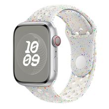 Microsonic Apple Watch Ultra 2 Flame Sport Band Beyaz Kordon