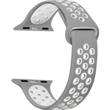 Microsonic Apple Watch Ultra 2 Gri Beyaz Rainbow Sport Band Kordon