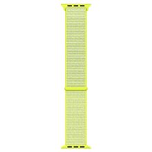 Microsonic Apple Watch Ultra 2 Hasırlı Woven Sport Loop Sarı Kordon