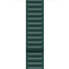 Microsonic Apple Watch Ultra 2 Leather Link Band Koyu Yeşil Kordon