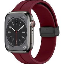 Microsonic Apple Watch Ultra 2 Ribbon Line Bordo Kordon