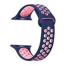 Microsonic Apple Watch Ultra Lacivert Pembe Rainbow Sport Band Kordon