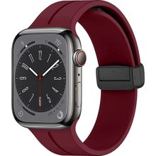 Microsonic Apple Watch Ultra Ribbon Line Bordo Kordon