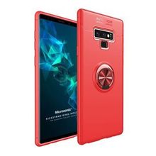 Microsonic CS220-KRZ Samsung Galaxy Note 9 Military Ring Holder Kırmızı Kılıf