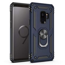 Microsonic CS220-LCV Samsung Galaxy S9 Military Ring Holder Lacivert Kılıf