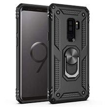 Microsonic CS220-SYH Samsung Galaxy S9 Plus Military Ring Holder Siyah Kılıf
