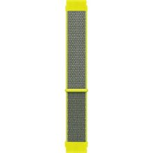 Microsonic Garmin Forerunner 55 Hasırlı Woven Sport Loop Sarı Kordon