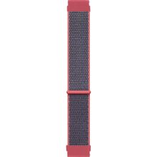Microsonic Garmin Vivomove HR Hasırlı Woven Sport Loop Koyu Pembe Kordon