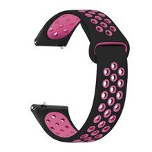 Microsonic Garmin Vivomove HR Rainbow Sport Band Siyah Pembe Kordon