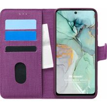Microsonic General Mobile Gm 22 Plus Fabric Book Wallet Mor Cep Telefon Kılıfı